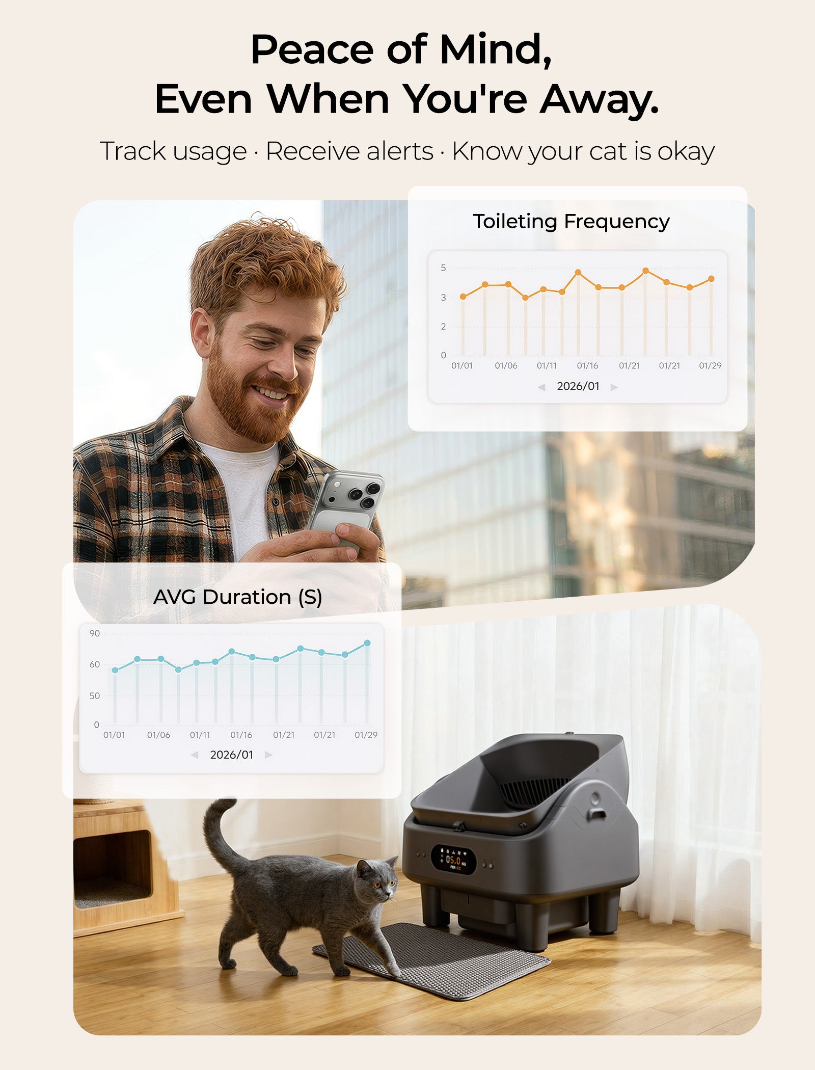 Automatic Self-clean Little Box M3 Pro Gray