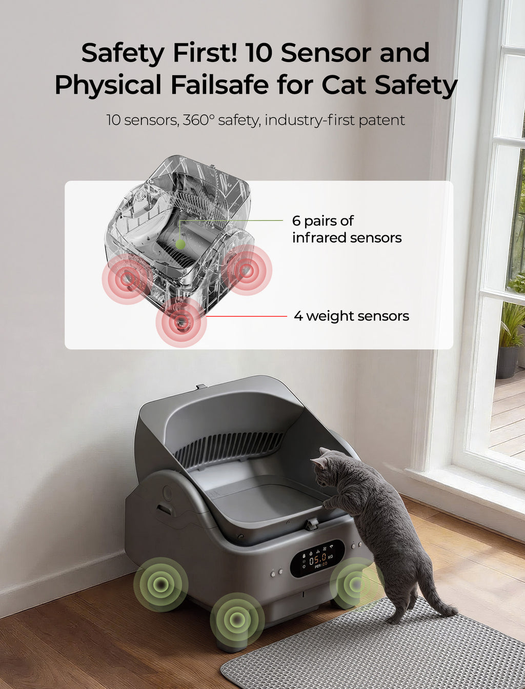 Automatic Self-clean Little Box M3 Pro Gray