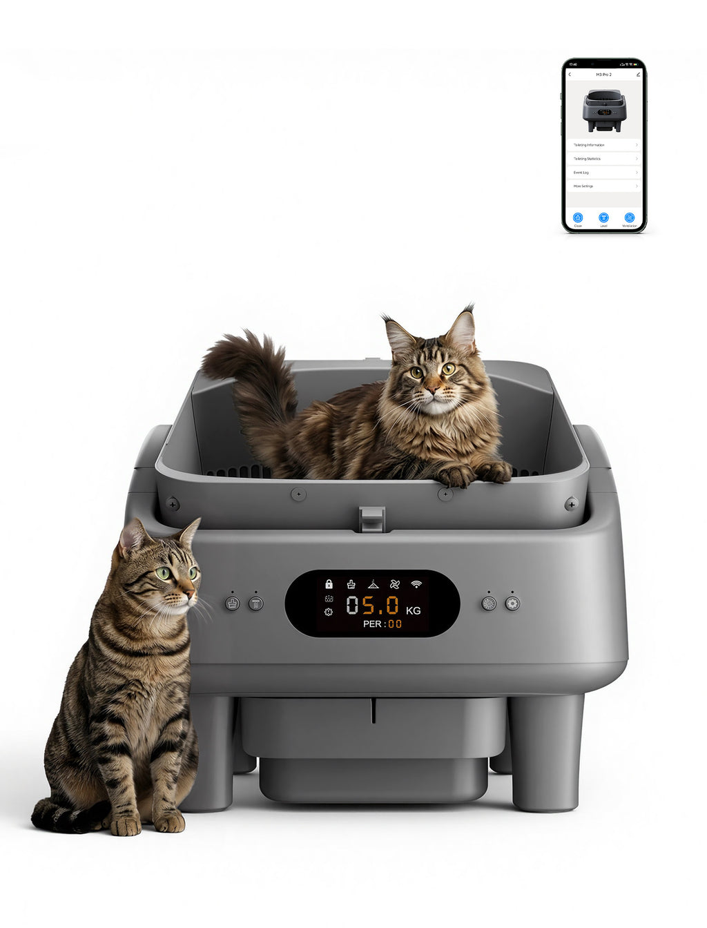 Automatic Self-clean Little Box M3 Pro Gray